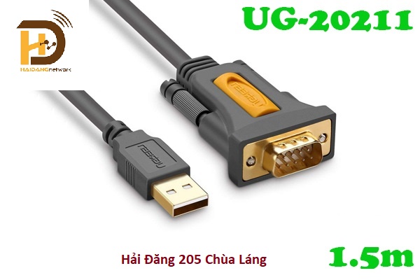 Dây cáp USB sang Com (RS232) dài 1.5m Ugreen 2021