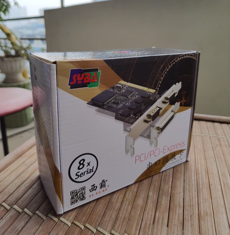Card PCI-E to 8 cổng RS232 SYBA FG-EMT09A-1-BC01
